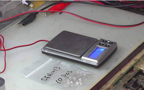 一些電子元器件的重量